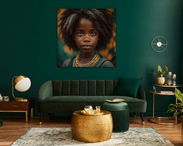 African girl by Gert-Jan Siesling