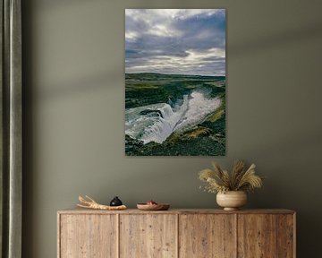 Chute d'eau de Gullfoss en Islande sur Patrick Groß