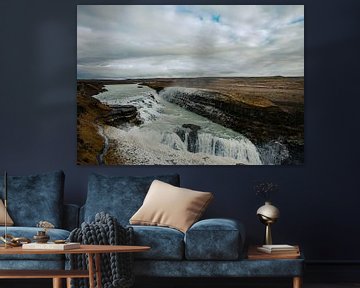 Chute d'eau de Gullfoss en Islande sur Patrick Groß