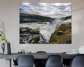 Chute d'eau de Gullfoss en Islande sur Patrick Groß