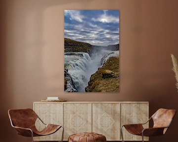 Chute d'eau de Gullfoss en Islande sur Patrick Groß