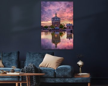 Watertower Sunset van Edgar Seedorf