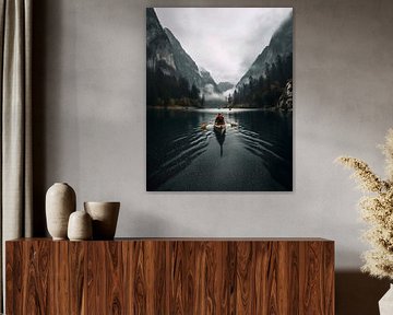 Boot auf dem Bergsee