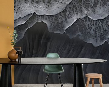 Coastline: sand and waves by Moody Mindscape