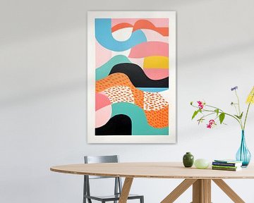 Abstract Figures in Colours by But First Framing