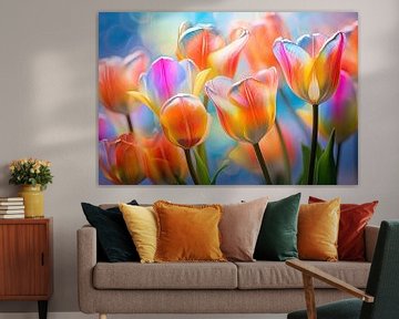 Bunte Tulpen von Imagine