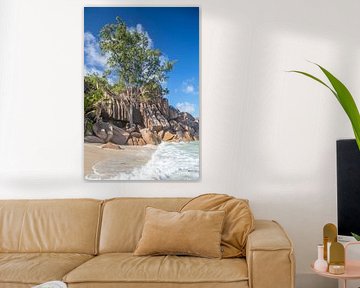 Grand Anse Beach - La Digue (Seychellen) von t.ART