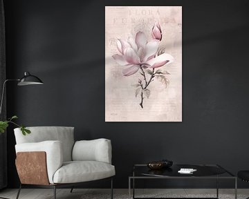 Magnolia Voorjaarsromance Pastel Roze II van Andrea Haase