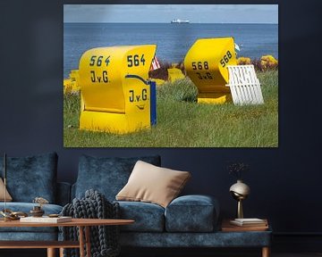Strandstoelen, Duhnen, Cuxhaven