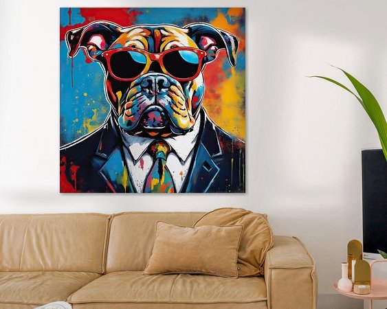 Example of the artwork in a room