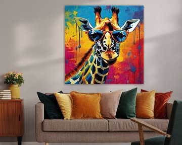 Giraffe van Blikvanger Schilderijen