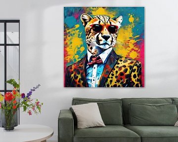 Pop Art Leopard 01.71 von Blikvanger Schilderijen