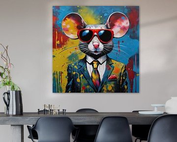 PopArt Maus 03.56 von Blikvanger Schilderijen