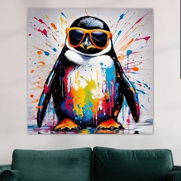 PopArt Penguin 09.60 by Eye catching paintings