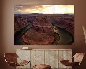 Fading light at Horseshoe Bend by Frank's Awesome Travels