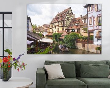 Het mooie stadje Colmar in de Elzas (Frankrijk)