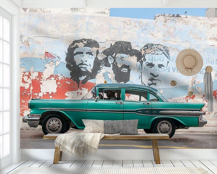 Sfeerimpressie behang: Heroes in Decay - Canvas versie van Theo Molenaar