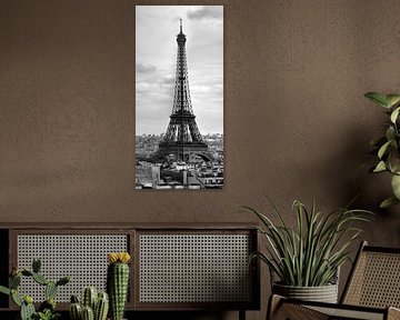 Eiffel Tower PARIS black-white