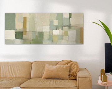 Groen-Blauw 159.4 van ARTEO Schilderijen
