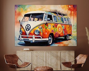 Volkswagen hippie bus by Imagine