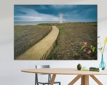 Ce sentier mène au phare. sur Martijn Brink