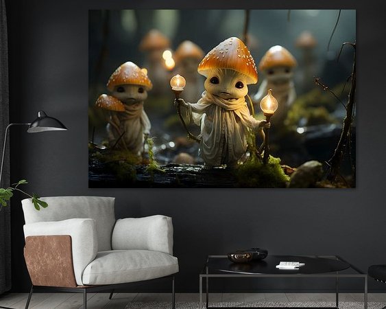 Example of the artwork in a room