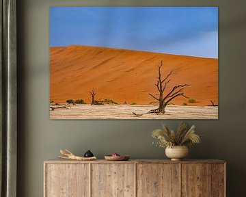 Deadvlei in de Namib-woestijn, Sossusvlei, Namibië, Afrika van Patrick Groß