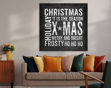 Christmas Chalkboard by Andrea Haase