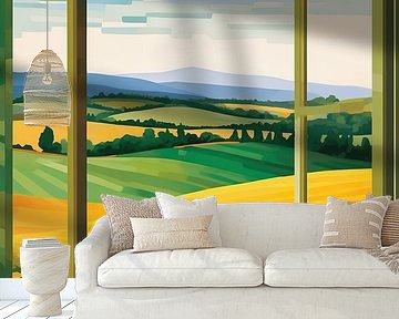 Painting as if looking outside 7.54