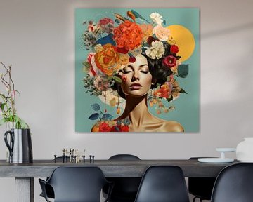 Collage coloré et moderne avec une touche vintage sur Studio Allee