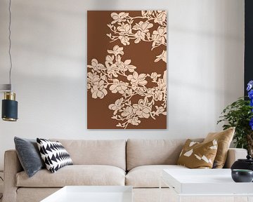 Magnolia Bloesem | Illustratie | Pattern | Retro