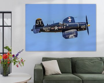 Vought F4U-4 Corsair jachtbommenwerper. van Jaap van den Berg