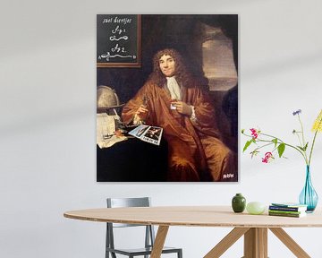 Anthonie van Leeuwenhoek's werklust - stoute humor van Miauw webshop