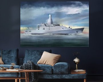 Navy Frigate ocean-going patrol vessel - OPV by Jan Brons