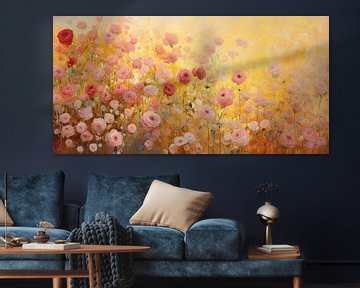 Roses on Gold by Whale & Sons
