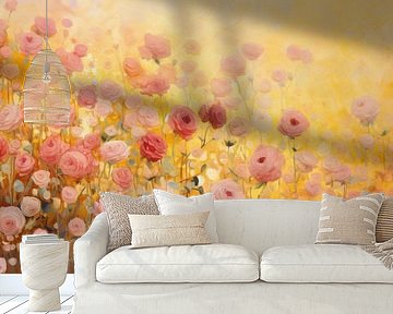 Roses on Gold van Whale & Sons