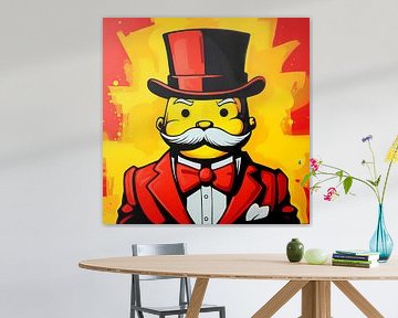 Pop Colour Art: Mr. Monopoly by Surreal Media
