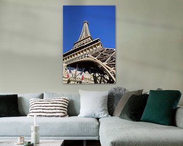 Omhoog kijkend naar de Eiffeltoren van Frank's Awesome Travels