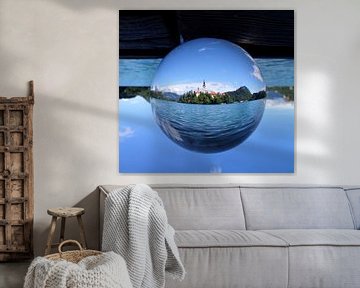 Het meer van Bled 01 van Lensball Fantasy World