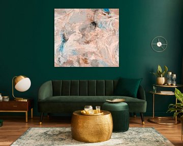 Zacht Scandinavisch herfst expressionisme abstract van FRESH Fine Art