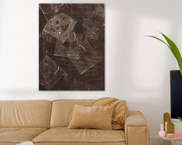 Modern abstract geometric minimalist art in earthy tones. by Dina Dankers