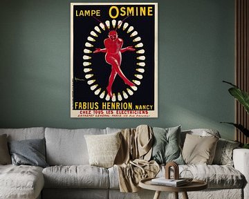 Leonetto Cappiello - Osmine lamp (1910) van Peter Balan