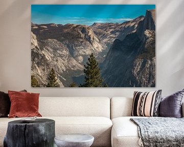 Half Dome in Yosemite National Park, Californië van Patrick Groß