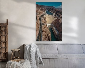 Hoover Dam, à la frontière entre les États du Nevada et de l'Arizona sur Patrick Groß