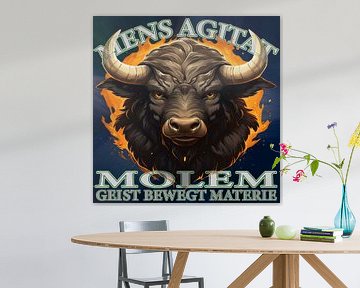 MENS AGITAT MOLEM - Geest beweegt materie - Buffel van ADLER & Co / Caj Kessler