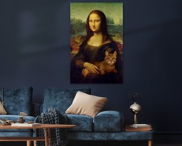 Mona Lisa - The Pet Cat Edition by Marja van den Hurk