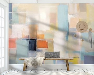 Pastell Abstrakt von Blickfänger Gemälde