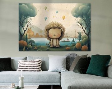 Lion baby room by Bert Nijholt