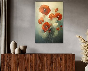 Bloemen abstract van Imagine