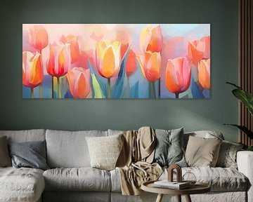 Fleurs sur Peintures accrocheuses